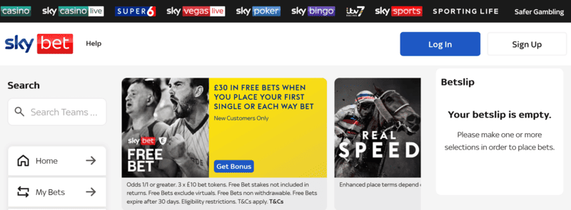Sky Bet Online Betting Logo